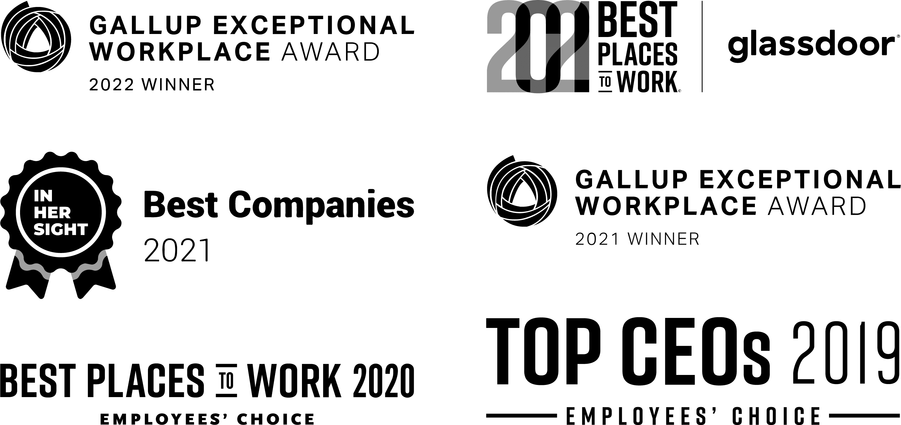 Life.Church Workplace Awards - including 2022 Gallup Exceptional Workplace, 2021 Glassdoor Best Places to Work